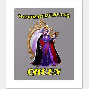 Wonderful Being Queen Posters and Art